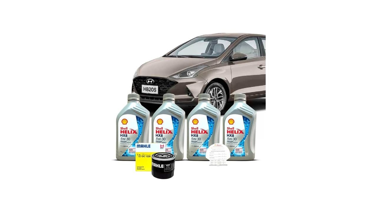 Melhor Óleo para Hyundai HB20s: 5 Kits de Troca Completos e Testados