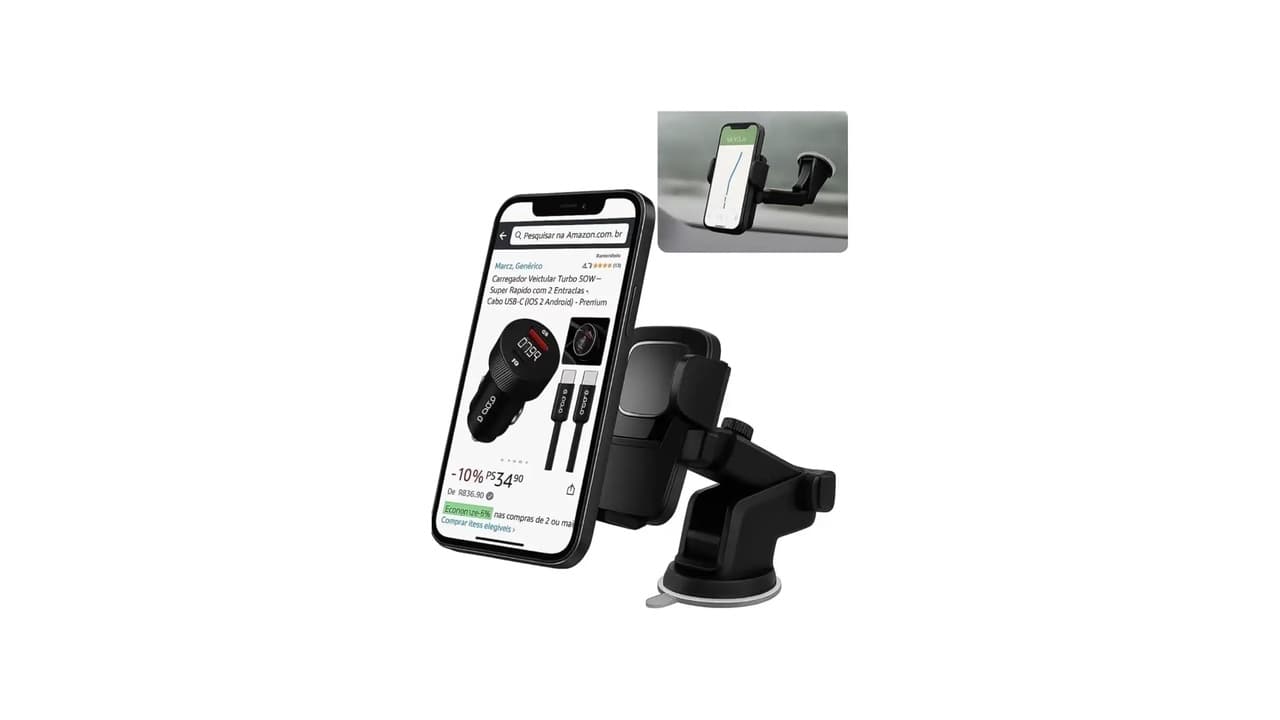 Qual Melhor Celular para App Uber? 7 Suportes Veiculares Antivibração e Antiqueda Testados