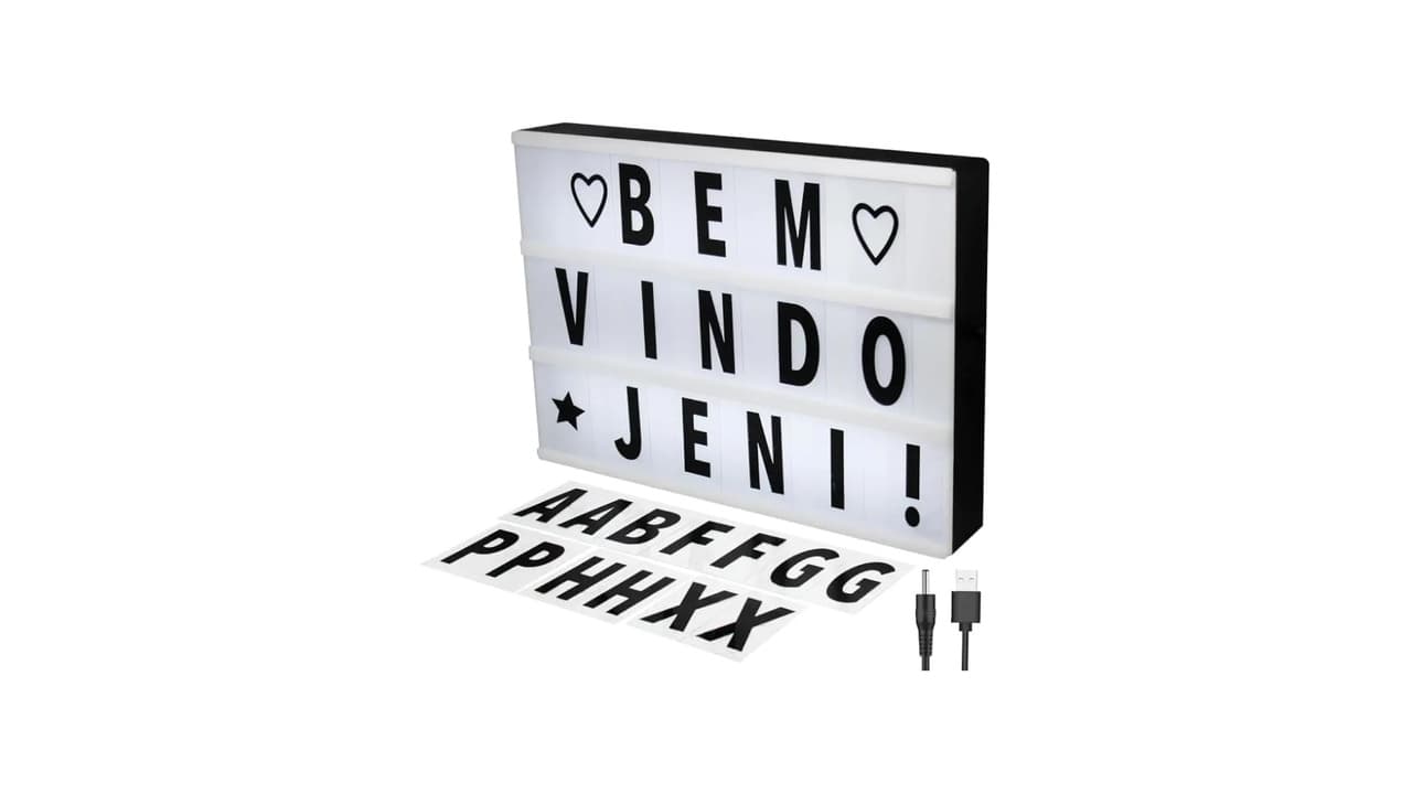 Qual Melhor Letreiro Luminoso de Led Personalizável? 10 Modelos com Design Único