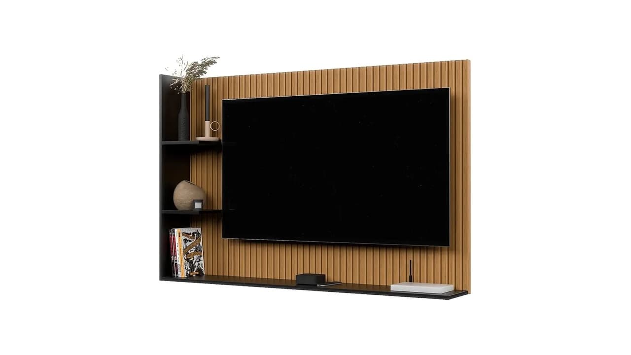 Qual Melhor Painel TV? Confira 12 Modelos com Nichos e Prateleiras