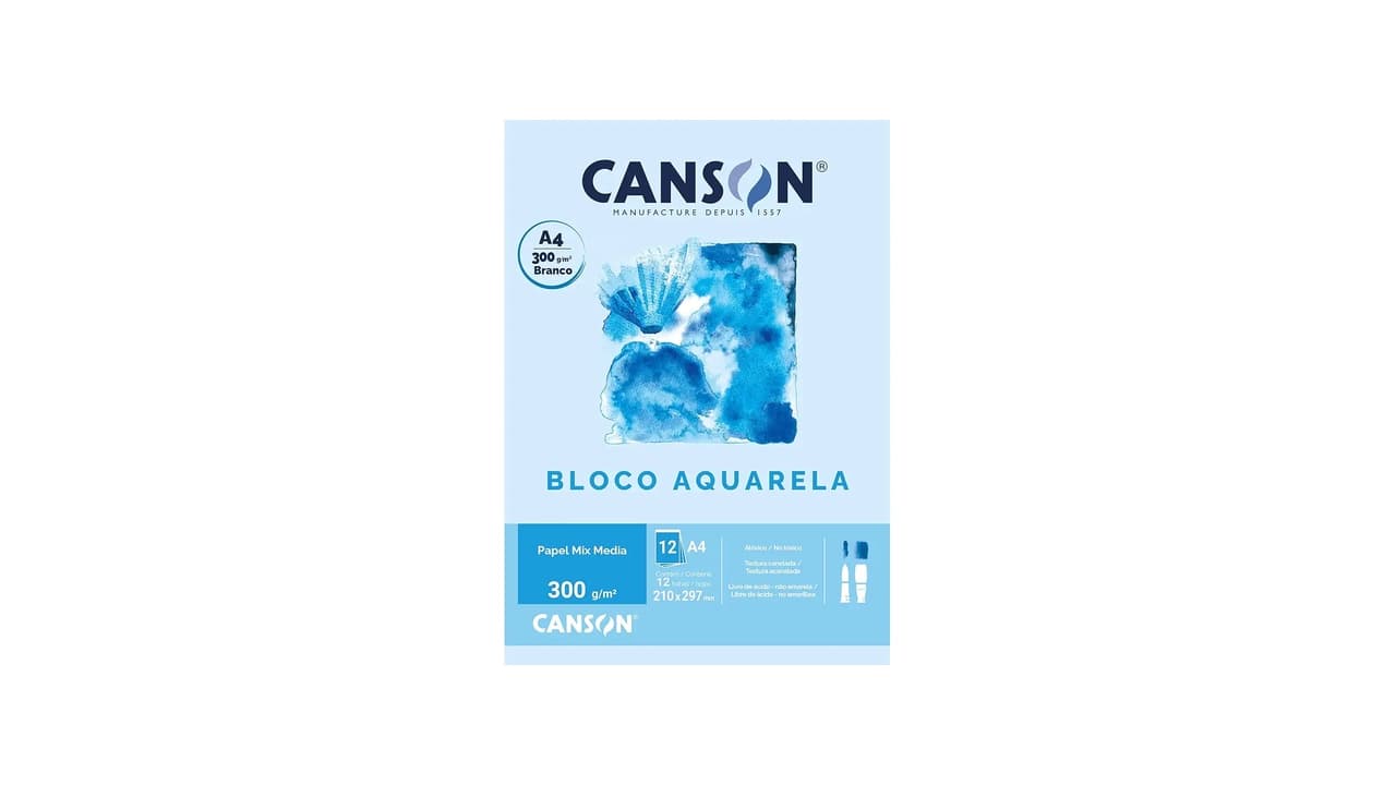 Qual Melhor Papel para Pintura Aquarela: 10 Modelos com 300g/m² Testados
