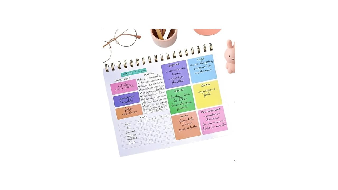 Qual o Melhor Planner Semanal? Confira 10 Modelos para Organizar sua Rotina