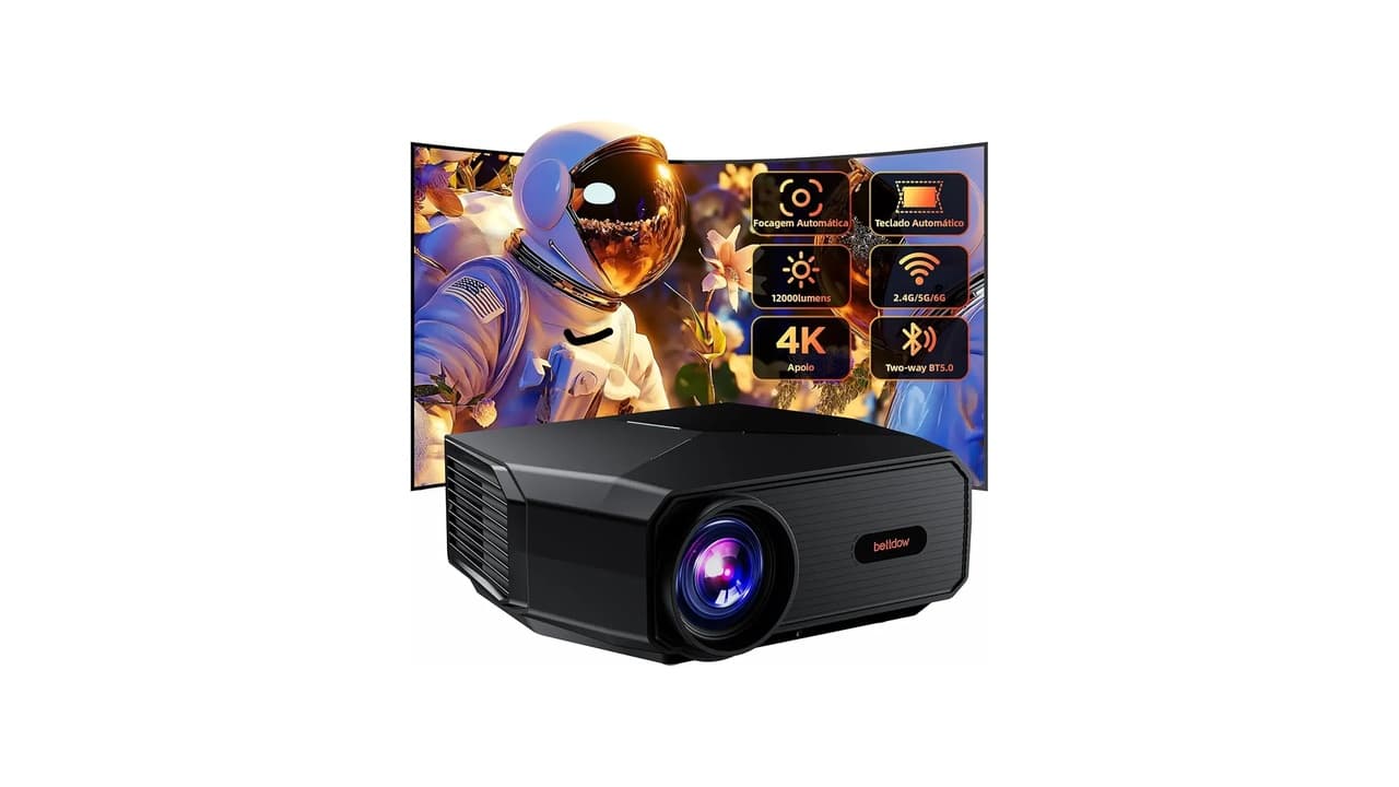 Qual o Melhor Retroprojetor? Top 7 com 4K, Wi-Fi 6 e Foco Autônomico