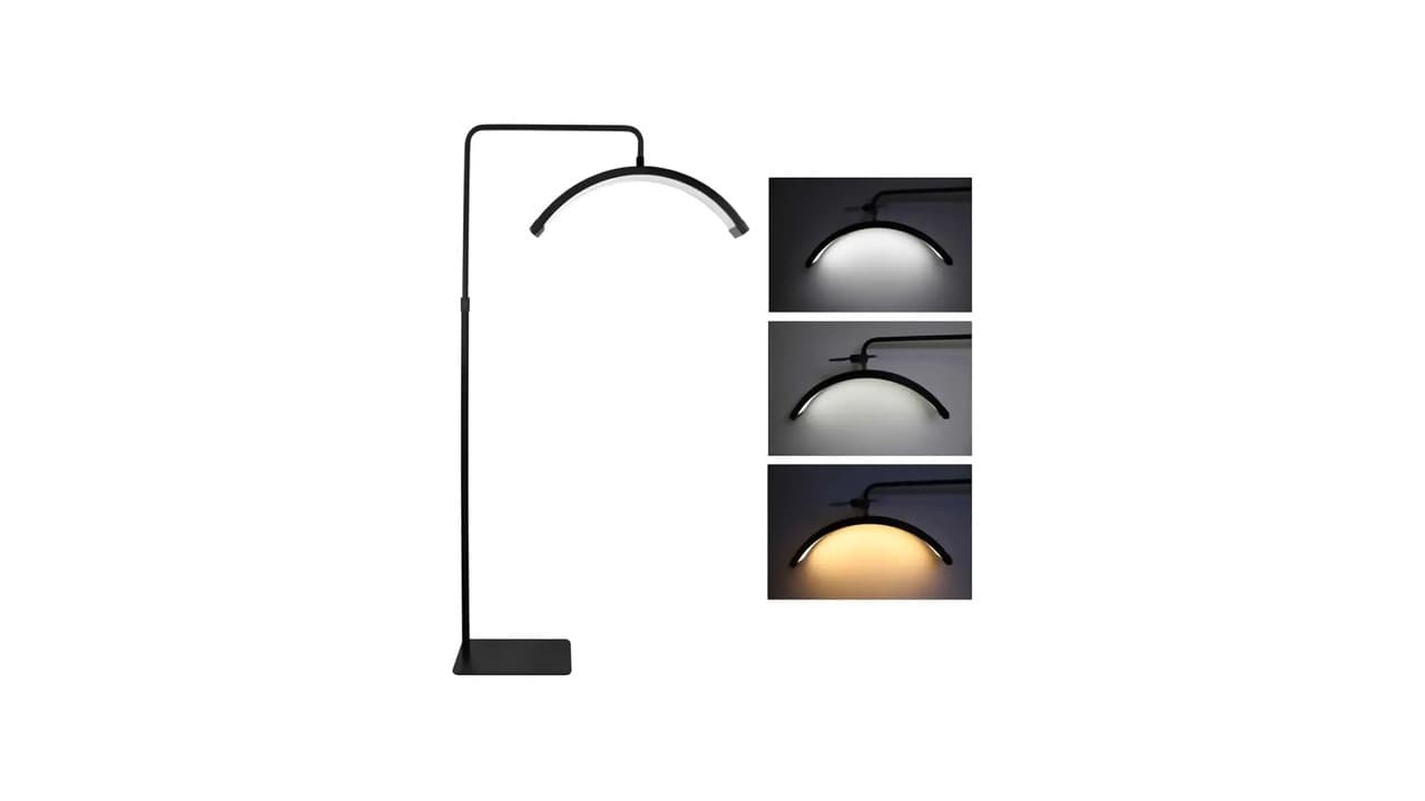 Qual Melhor Ring Light Meia Lua: 12 Modelos com Luz 3 Tons e Controle Remoto