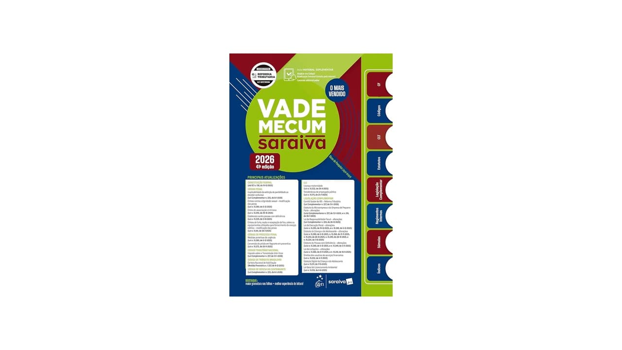 Qual o Melhor Vade Mecum Jurídico? 10 Modelos Top com Análise Detalhada
