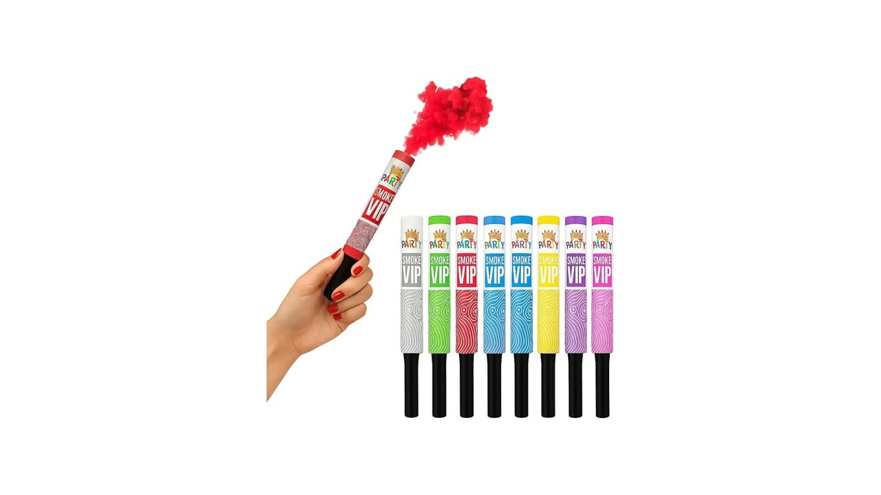 Qual Melhor Bastão de Fumaça Colorida? Top 7 Modelos para Festas e Fotos