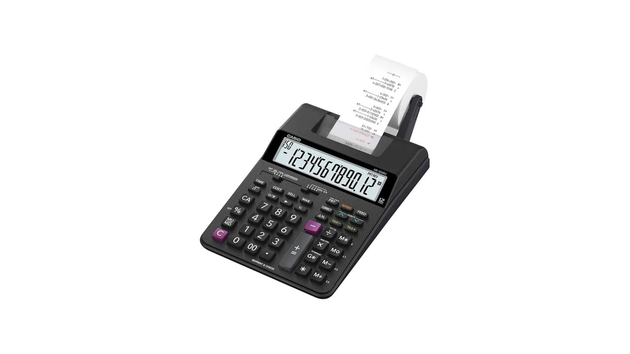 Qual a Melhor Calculadora de Mesa com Bobina 12 Dígitos? Veja 10 Modelos Testados