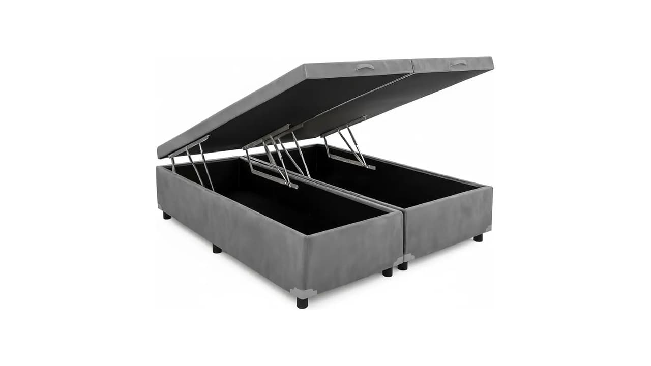 Qual Melhor Cama Baú Queen: 10 Modelos com Pistão a Gás e Espaço Extra