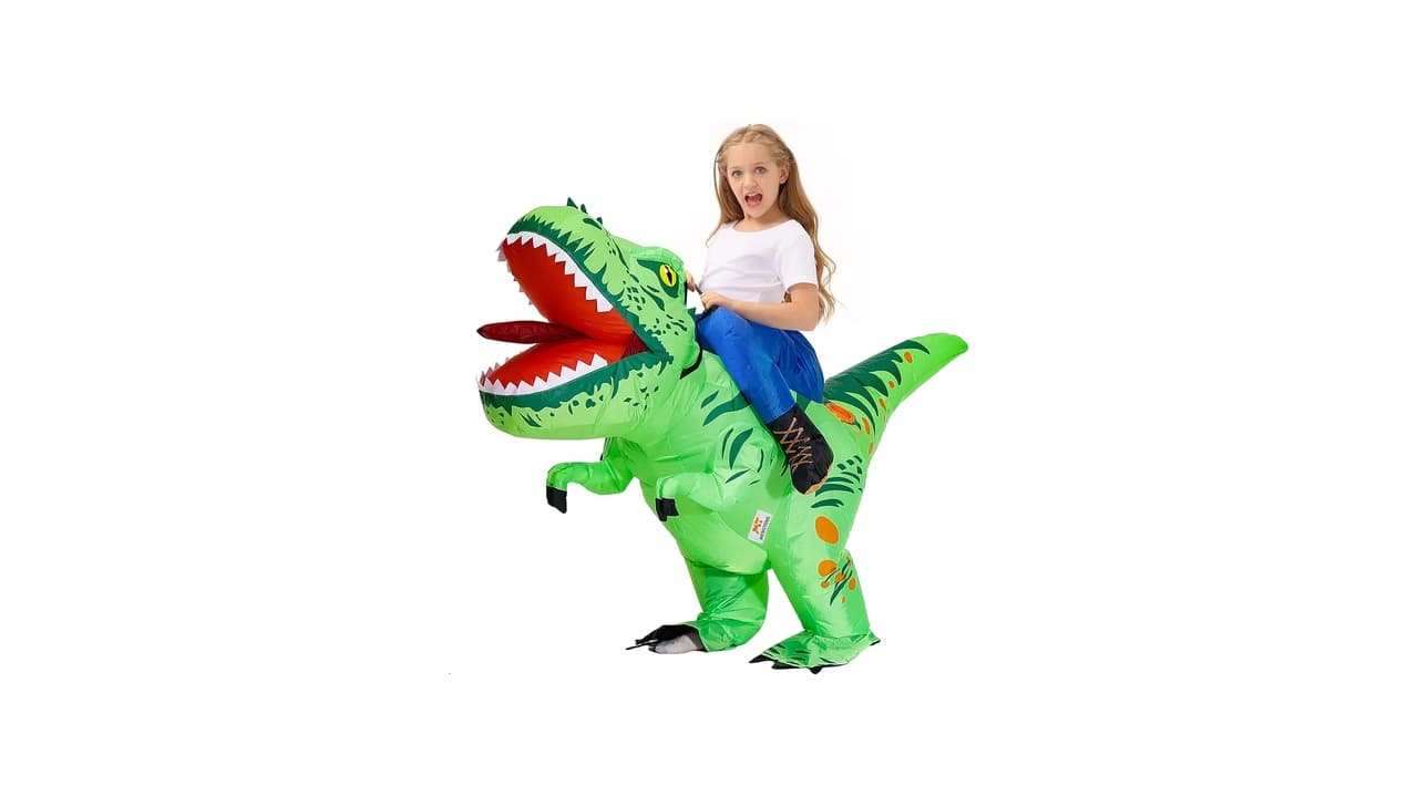 Qual a Melhor Fantasia Inflável de Dinossauro? 7 Opções Testadas para Festas e Halloween