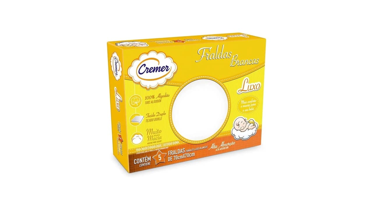 Qual Melhor Fralda de Pano para Bordar? Confira 8 Opções com Tecido 100% Algodão