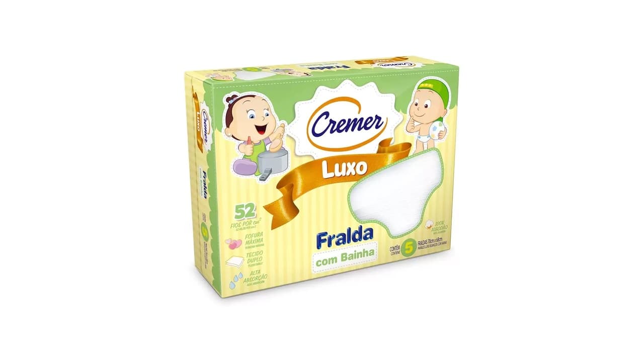 Qual Melhor Fralda de Pano para Pintar? 9 Opções com Tecido Duplo 100% Algodão
