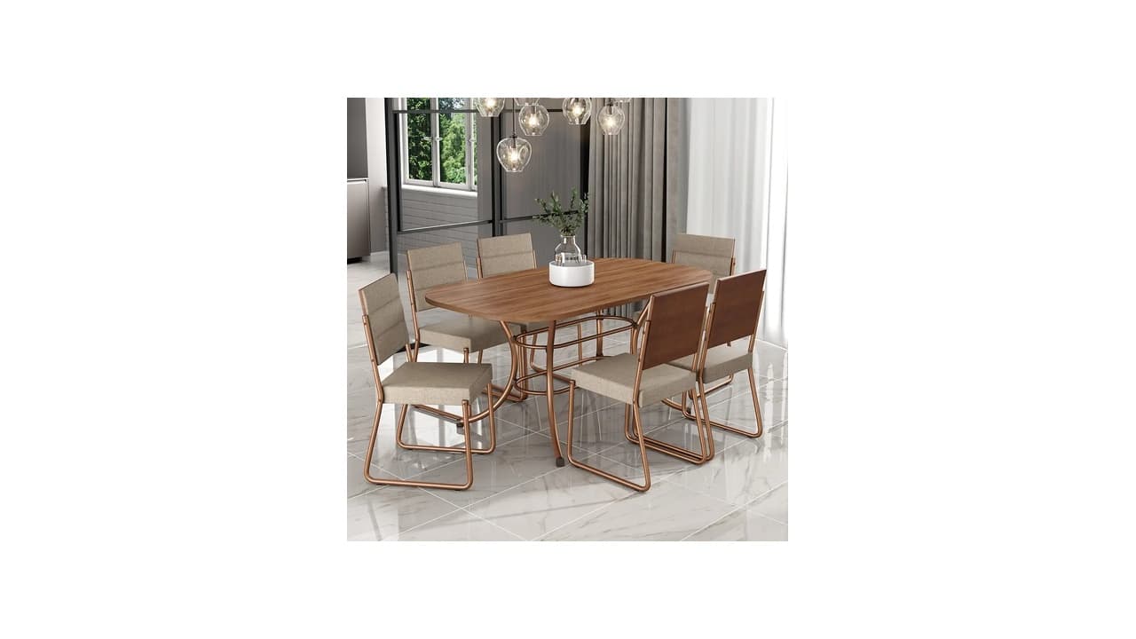 Qual Melhor Mesa de Jantar com 6 Cadeiras? 7 Modelos Testados e Comprovados