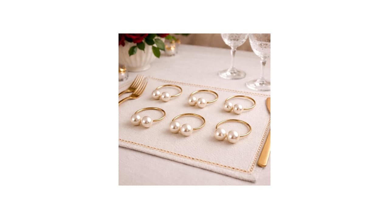 Qual Melhor Porta Guardanapo de Pérolas para Mesa Posta? 6 Opções Elegante e Durável