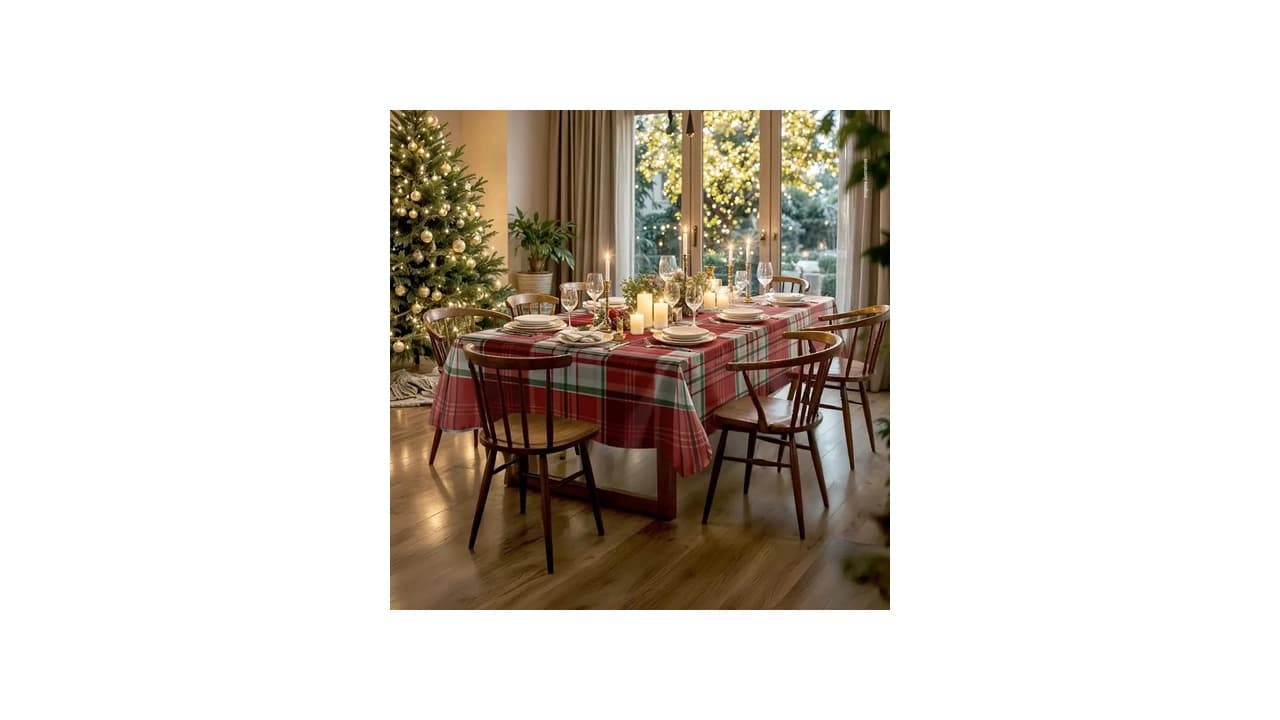 Qual a Melhor Toalha de Mesa de Natal Antimanchas? 7 Modelos Impermeáveis Testados